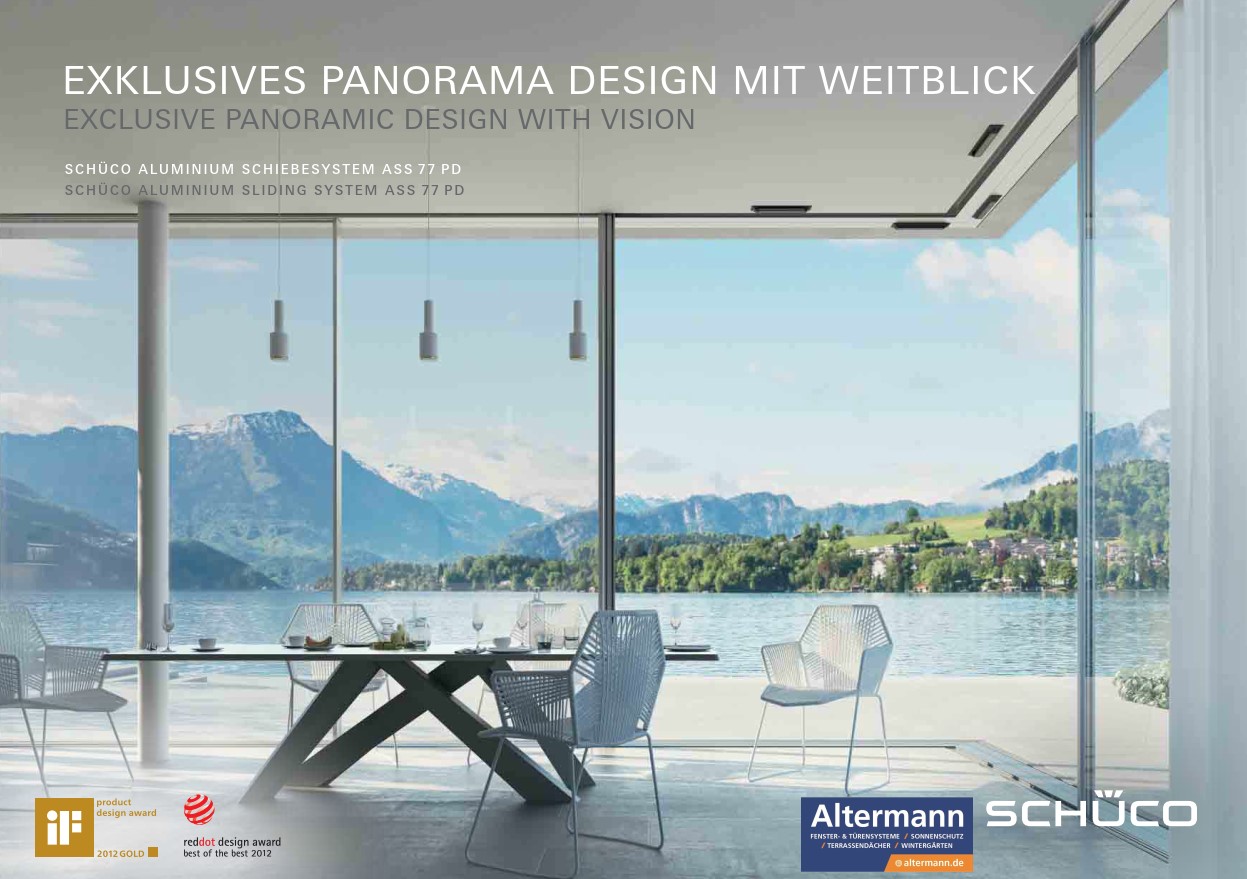 Panorama - Schiebetüren - Schüco 2021